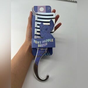 Disney Stitch Vent Paddle HairBrush-NEW cute silver purple stitch brush hair
